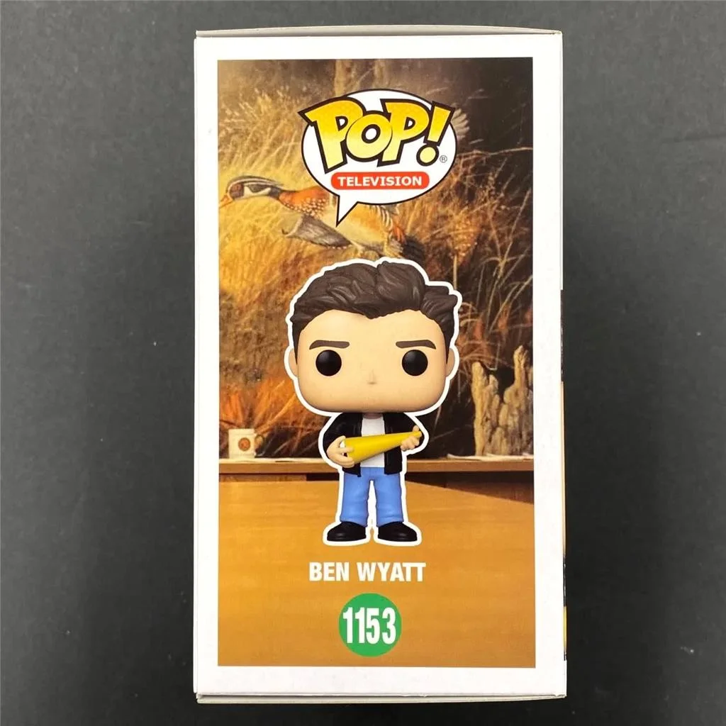 Adam Scott signed Ben Wyatt Parks & Rec Funko Pop! 1153 autograph (B) ~ JSA, image 5