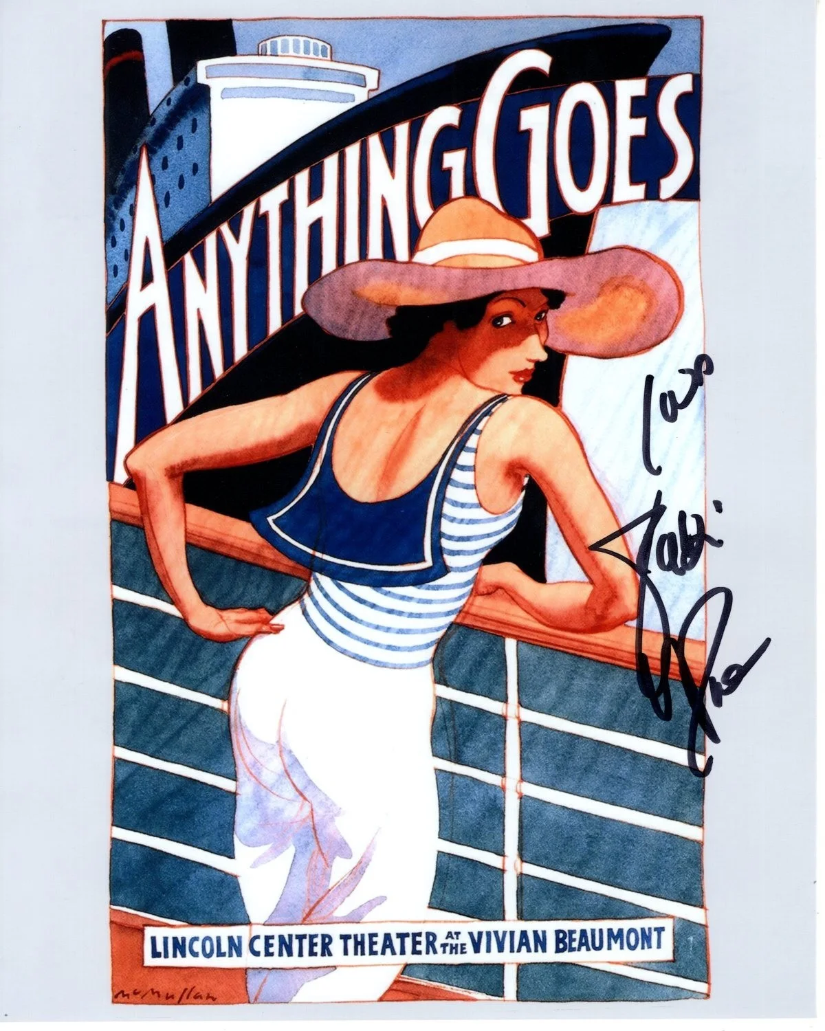 Patti LuPone — PATTI LUPONE Signed 8x10 ANYTHING GOES RENO SWEENEY Photo w/ Hologram COA