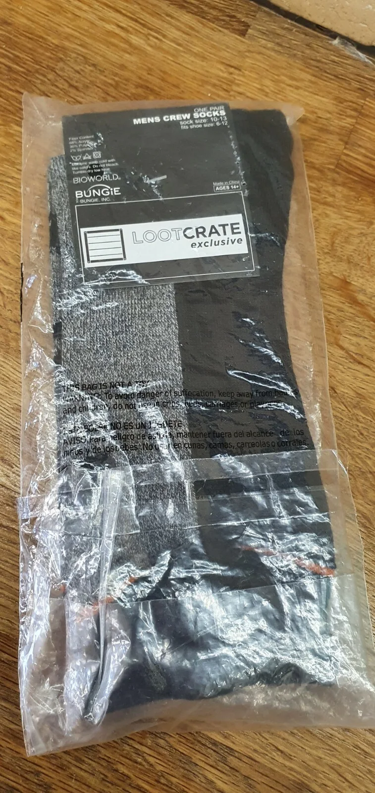 DESTINY Hunter Titan Warlock socks Lootcrate New size 6-10 PSN, image 2