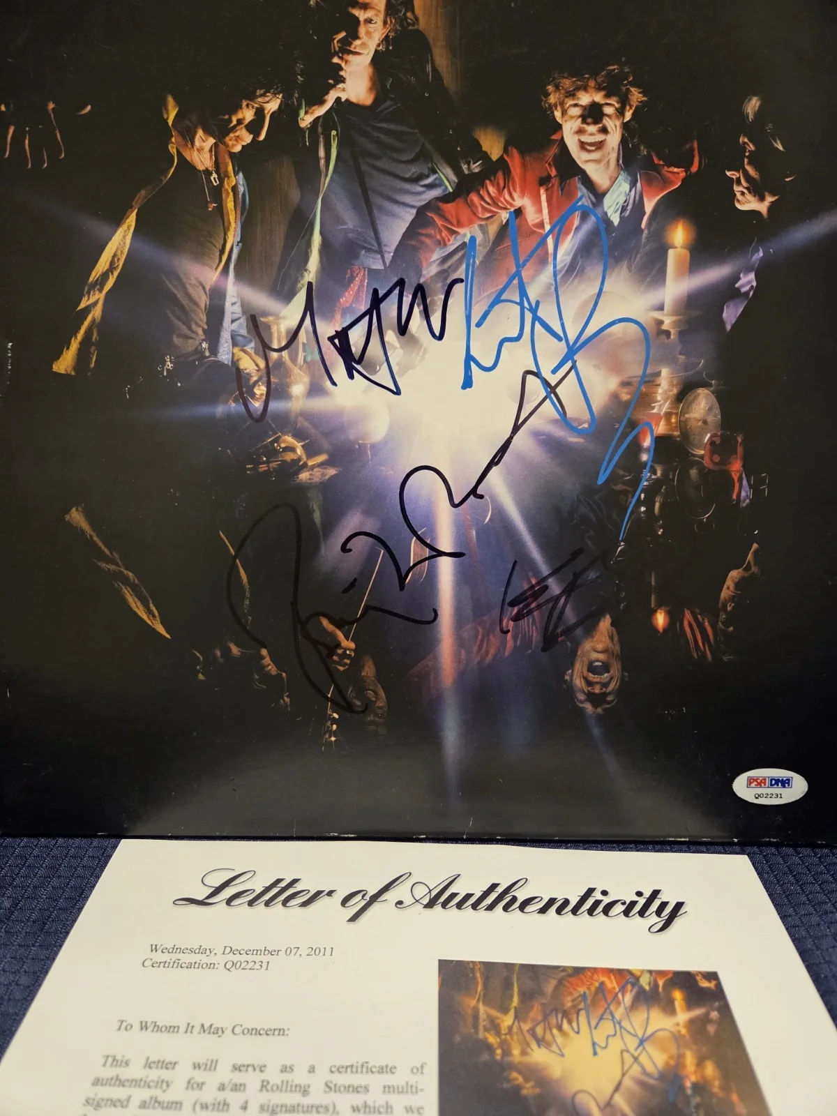 Autographed Rolling Stones Album/Bigger Bang(all 4)..PSA Full Letter, изображение 5