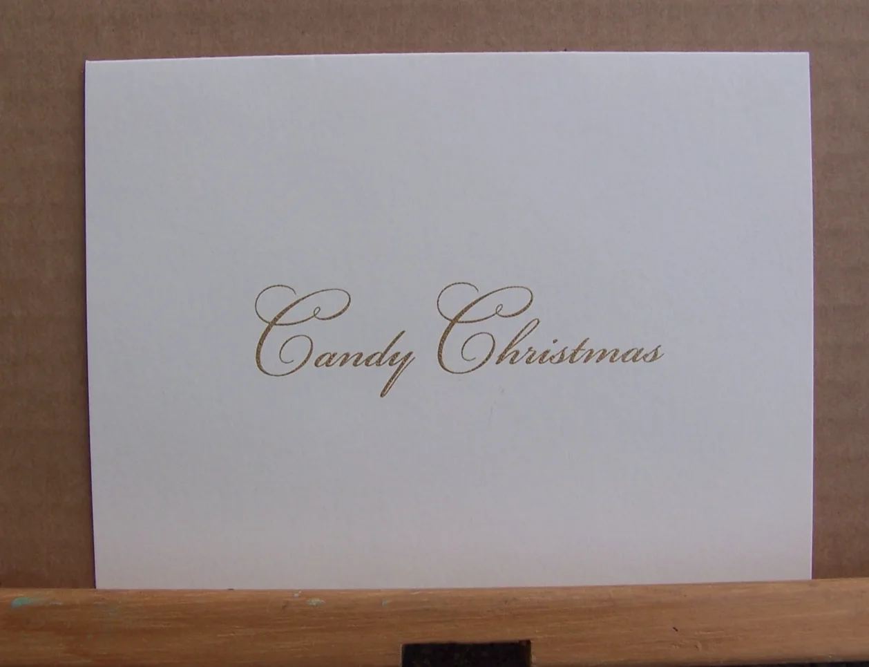 CANDY CHRISTMAS signed thank you note gospel singer and philanthropist, изображение 2