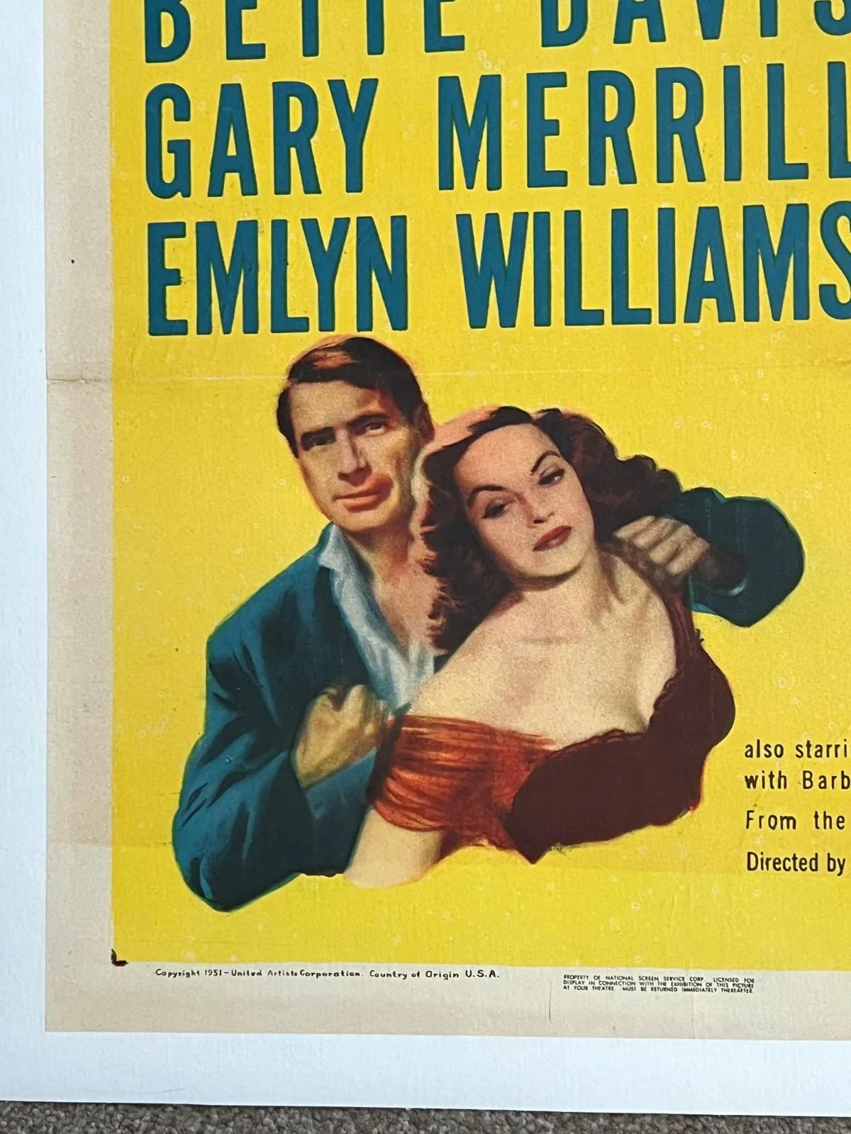 Another Man's Poison US 1 Sheet LINEN BACKED 1952 27X41" Original Film Poster, изображение 5