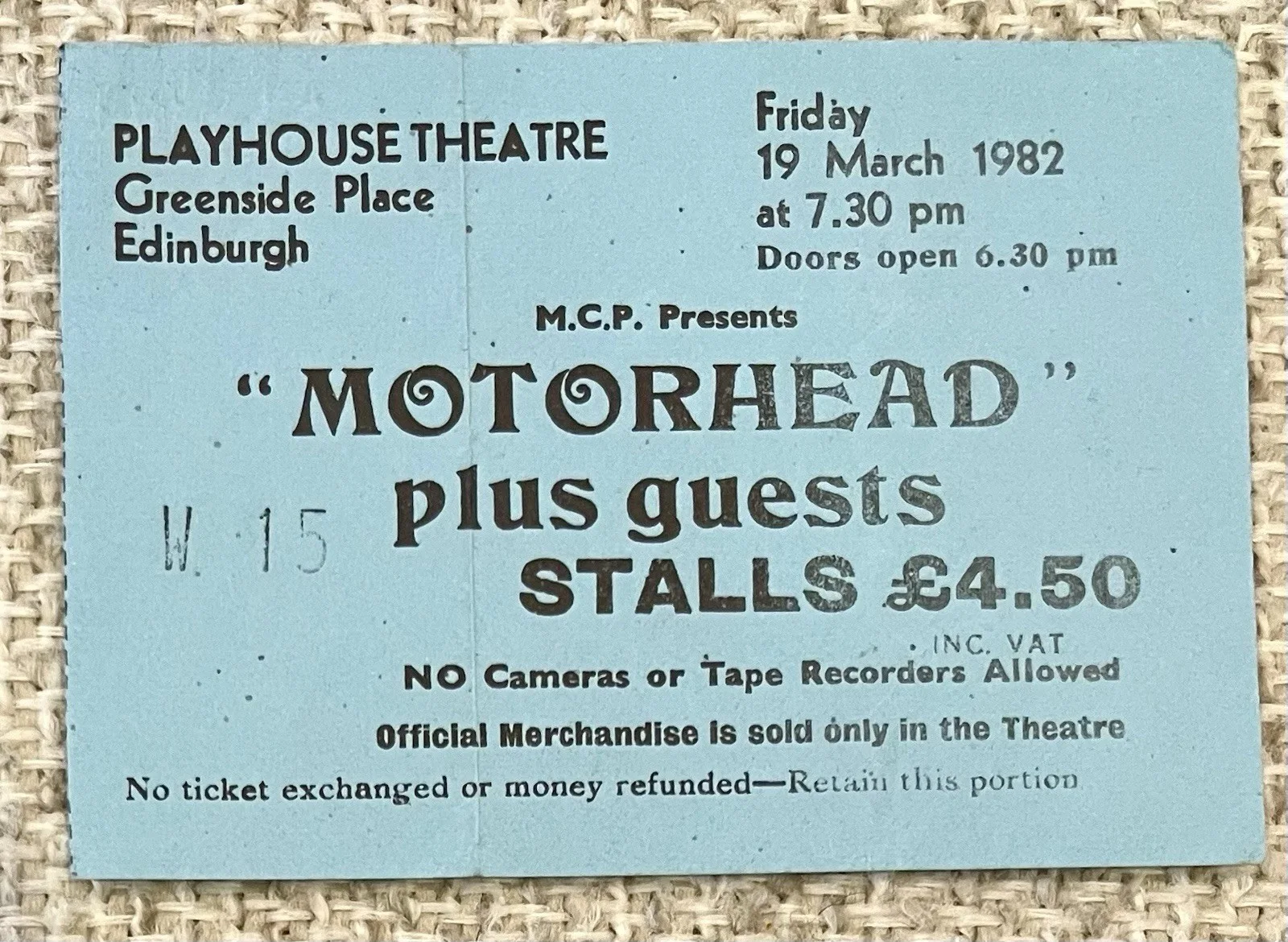 Motorhead 1982 Lemmy,Phil Taylor, Eddie Clarke All RIP Autograph PSA/DNA RARE, image 5