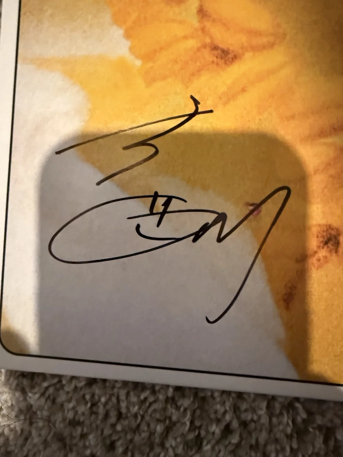Thom Yorke Signed Pablo Honey Album W/COA, image 2