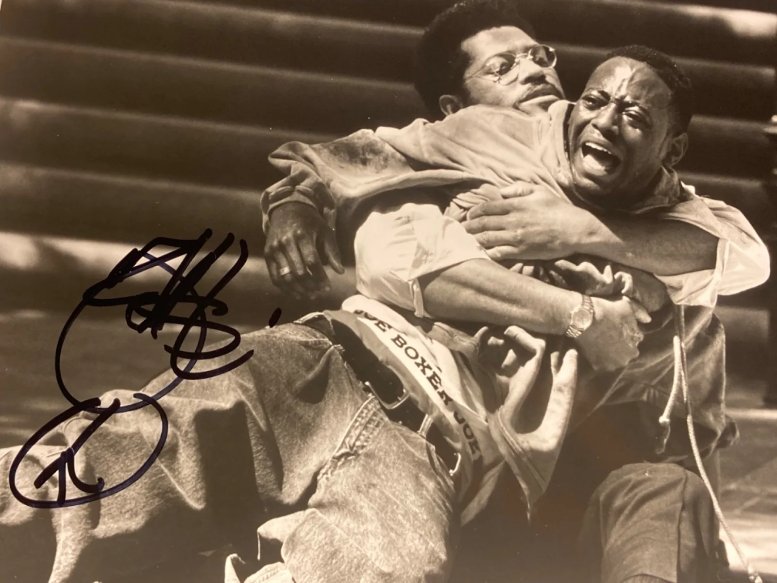 Hand SIGNED Omar Epps 10x8 (1994) Press Photo - Higher Learning (as Malik), image 3