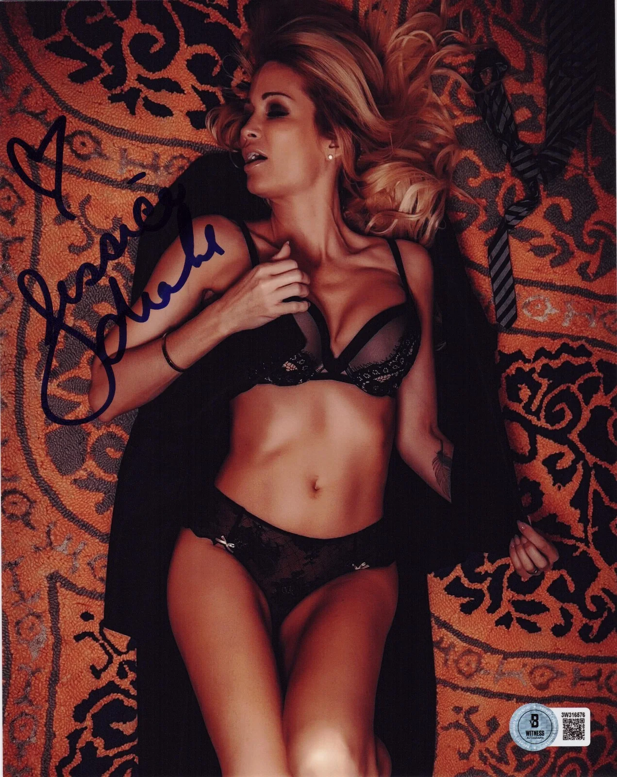 Jessica Drake — Hot Sexy Jessica Drake Signed 8x10 Photo Adult Star Autograph Beckett Hologram