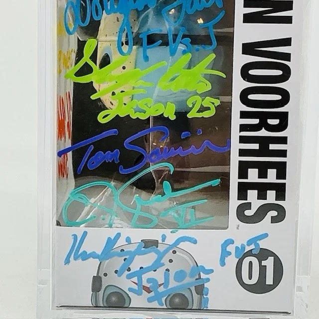 9X Signed Jason Voorhees Slasher Horror Movie Friday The 13th Funko Pop #01 OC, изображение 5