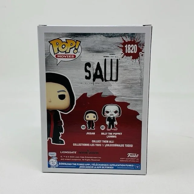 Tobin Bell — Tobin Bell Autographed Horror Movie Jigsaw Saw Funko Pop #1820 OC Marketing, изображение 4