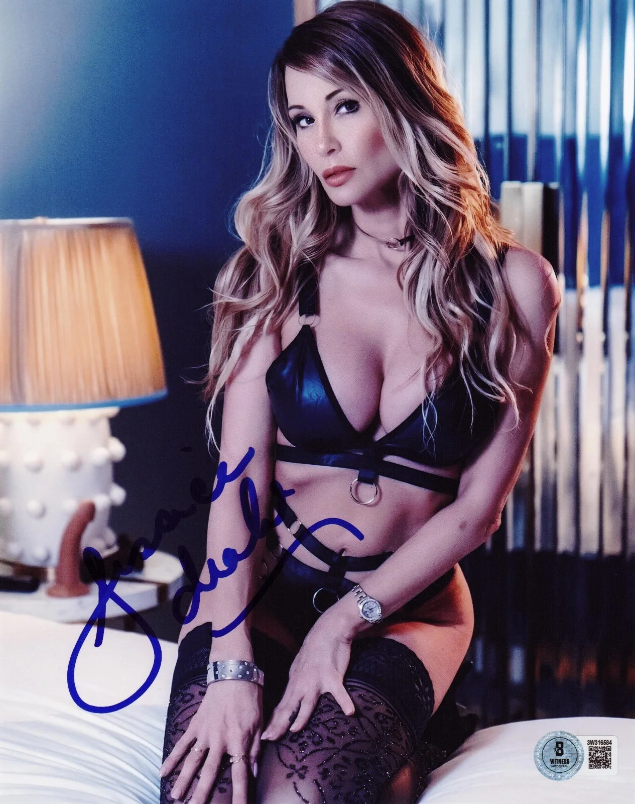Jessica Drake — Hot Sexy Jessica Drake Signed 8x10 Photo Adult Star Autograph Beckett Hologram
