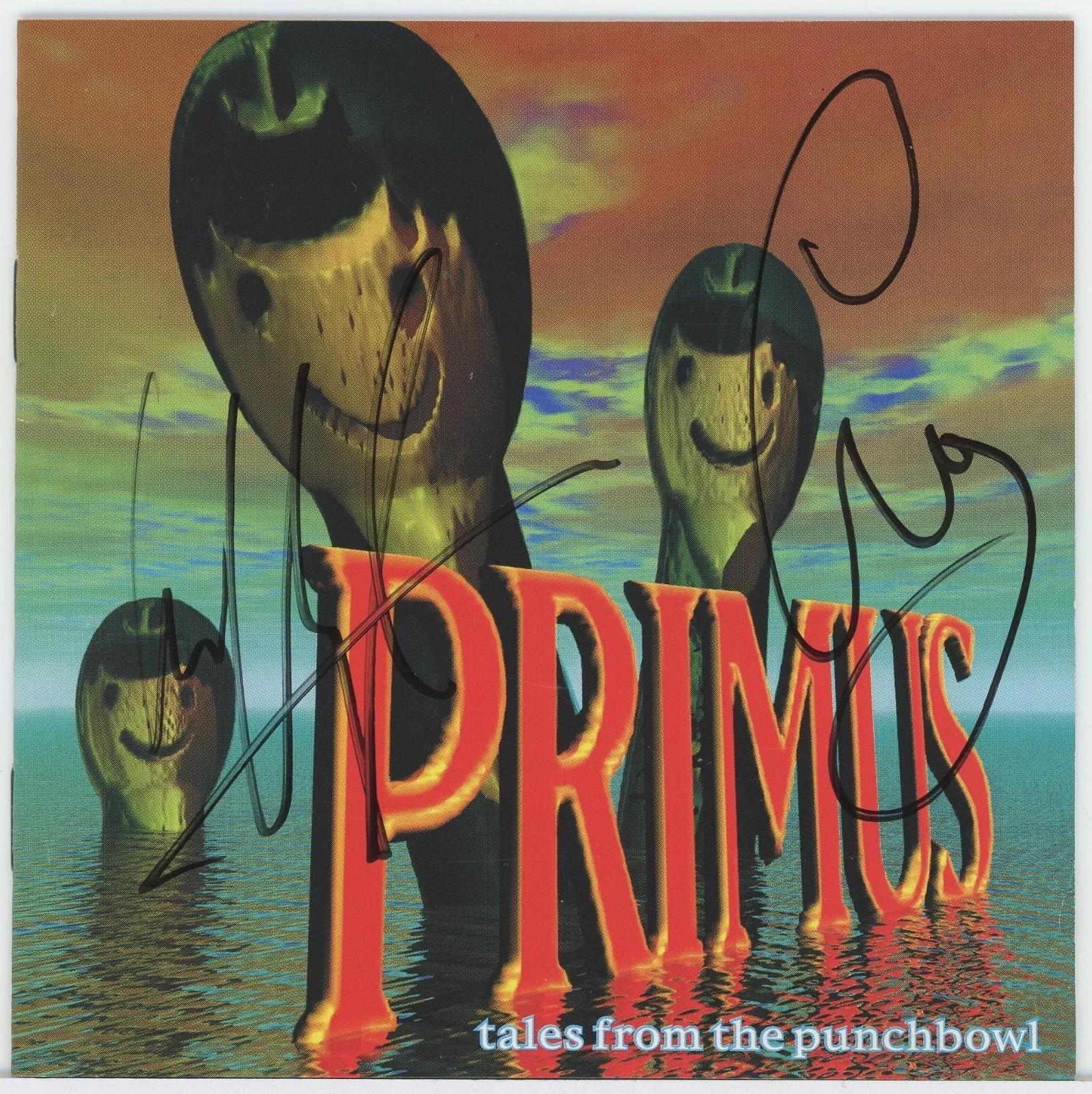 Primus Band Les Larry Signed CD Tales From the Punchbowl AUTOGRAPH JSA LOA, изображение 2