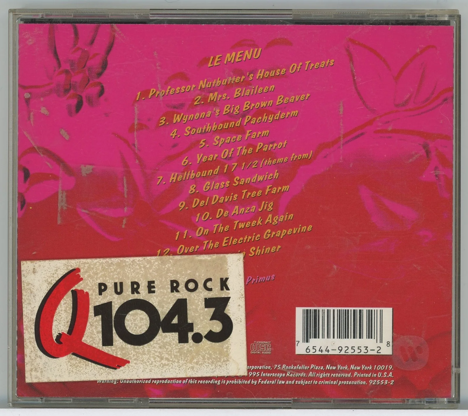 Primus Band Les Larry Signed CD Tales From the Punchbowl AUTOGRAPH JSA LOA, изображение 5