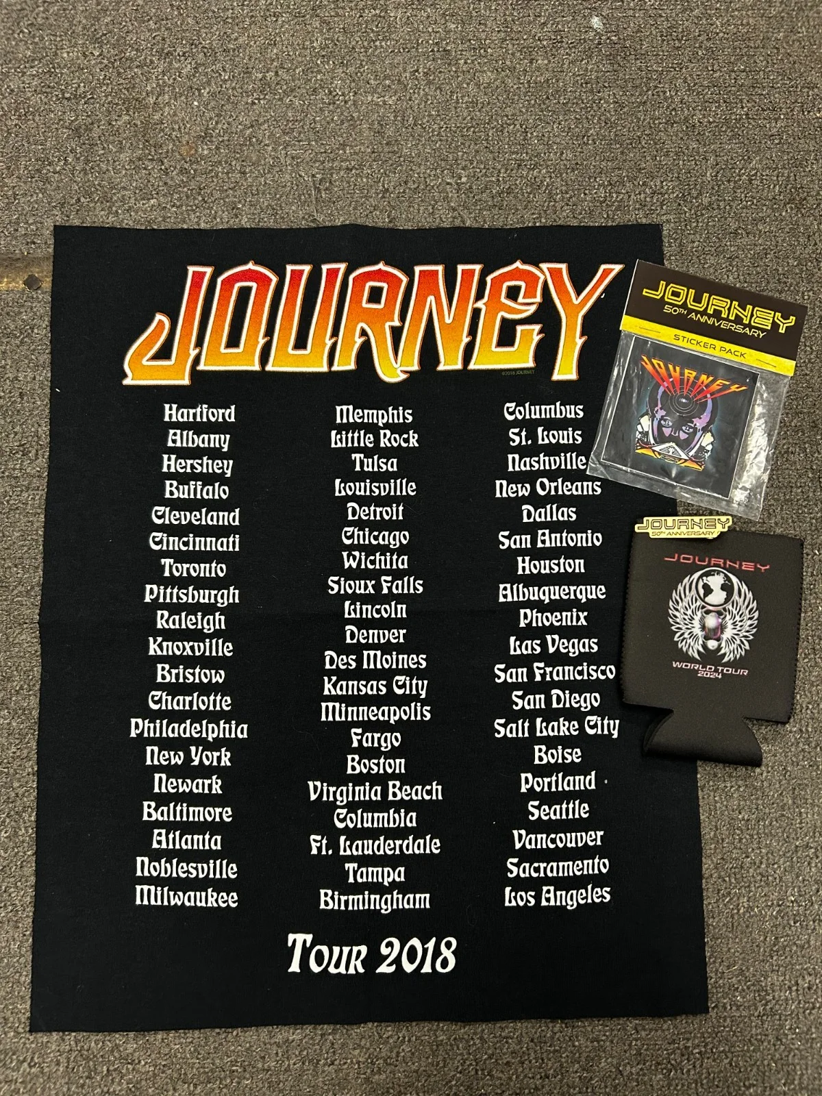 Journey Freedom Record + TOUR MERCH AUTOGRAPH!, image 2