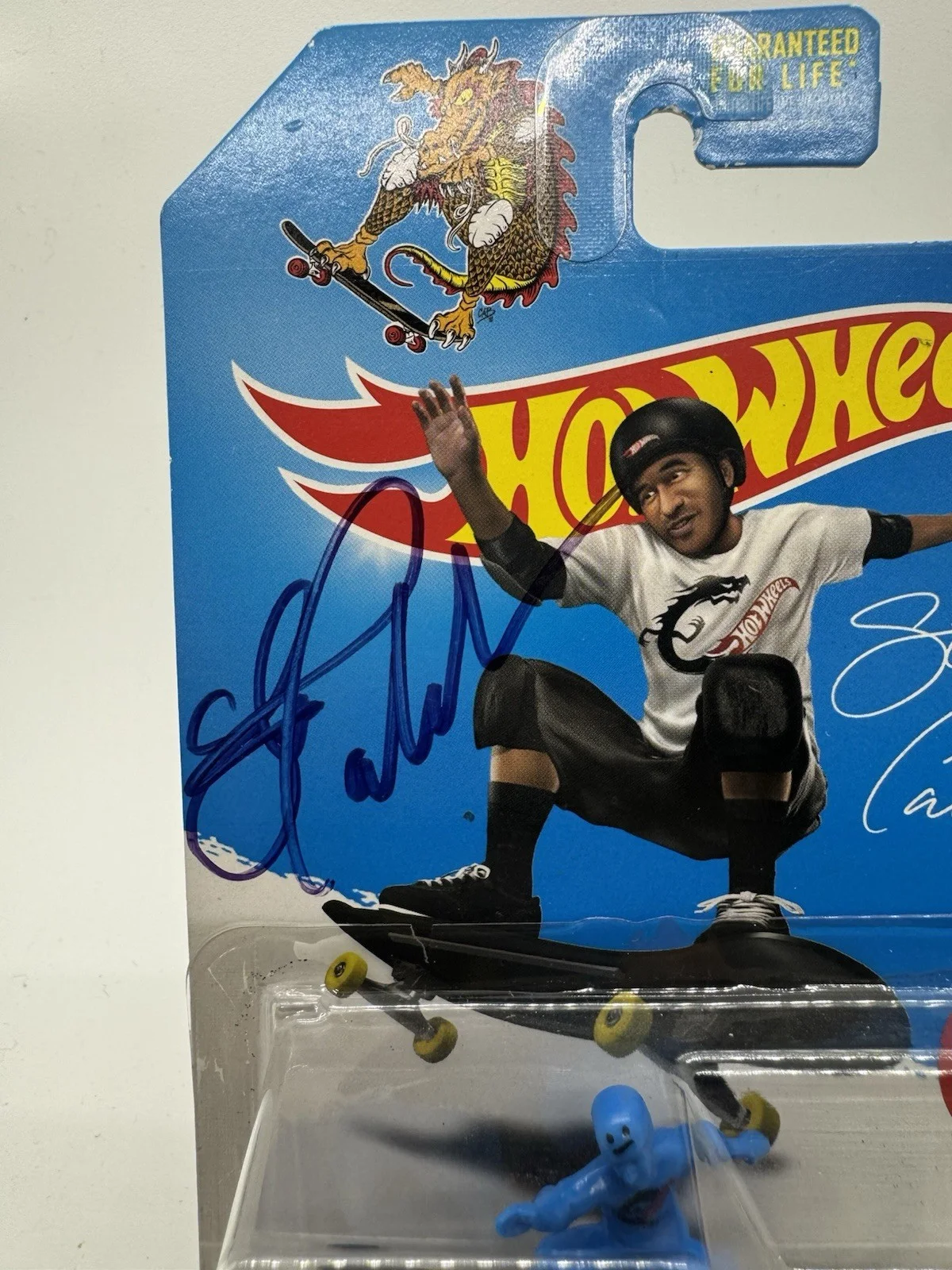 Steve Caballero — Steve Caballero Autographed Die-Cast Car Hot Wheels Skate Brigade JSA AX25077, image 2