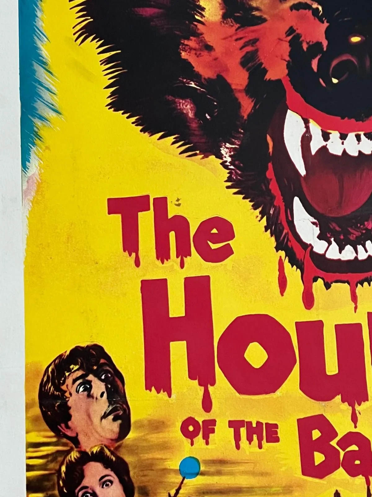 The Hound of the Baskervilles US 1 Sheet 1959 LINEN BACKED 27x41" Film Poster, изображение 2