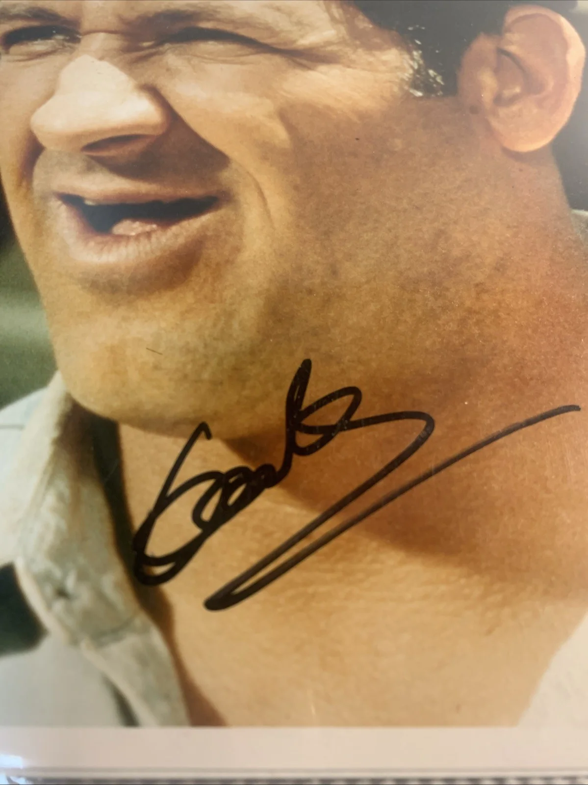 George Goober Lindsey — George Lindsey Signed "Goober" 8x10 Color Photo w/ COA, image 2