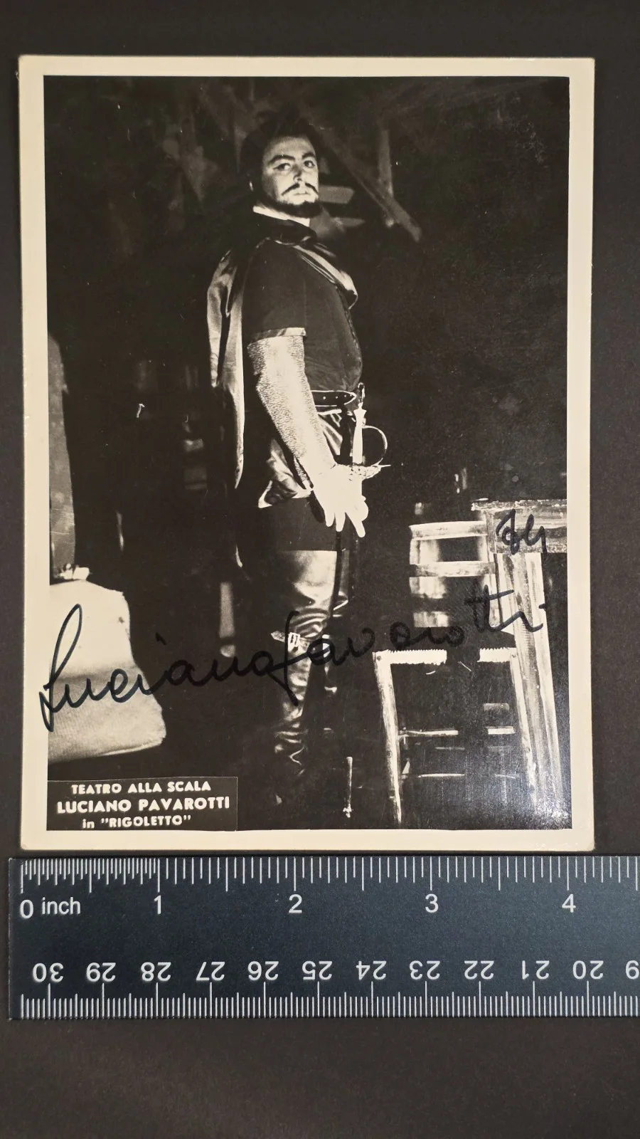 Luciano Pavarotti Autographed Photos Signed Opera Dated, image 3
