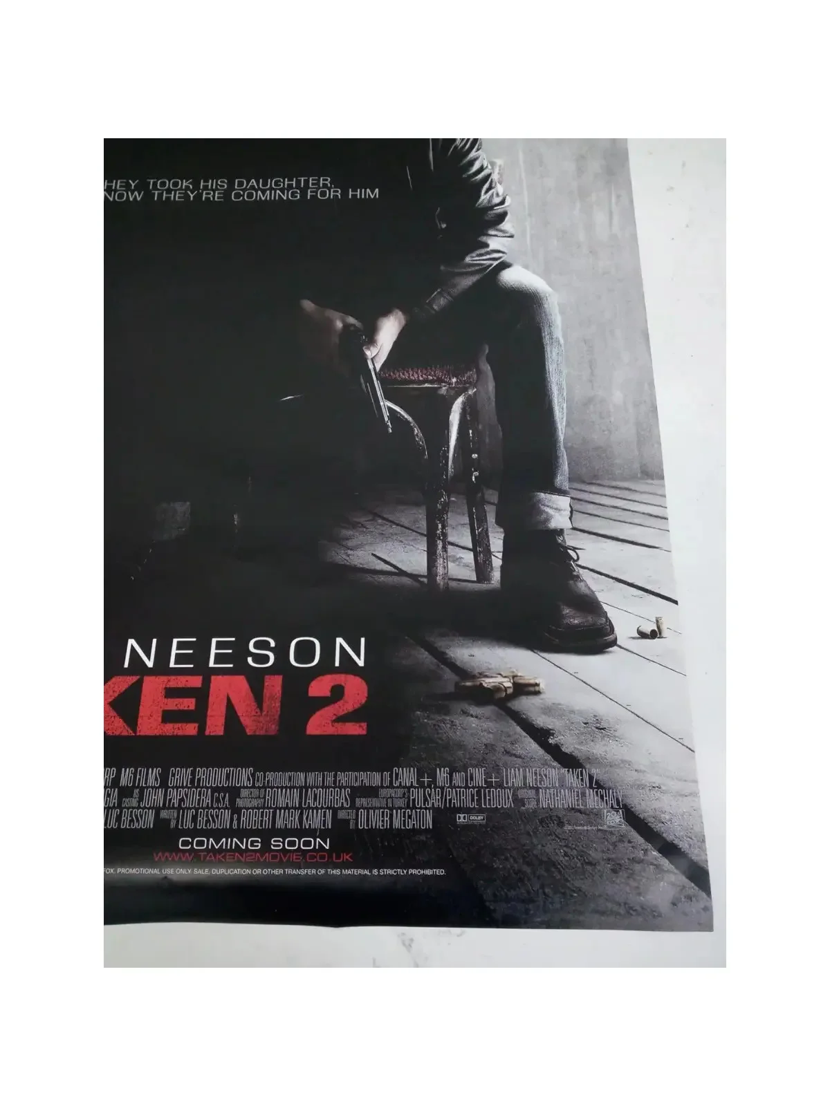 Taken 2 Liam Neeson UK Movie Poster 2012 51cm x 76cm, изображение 5
