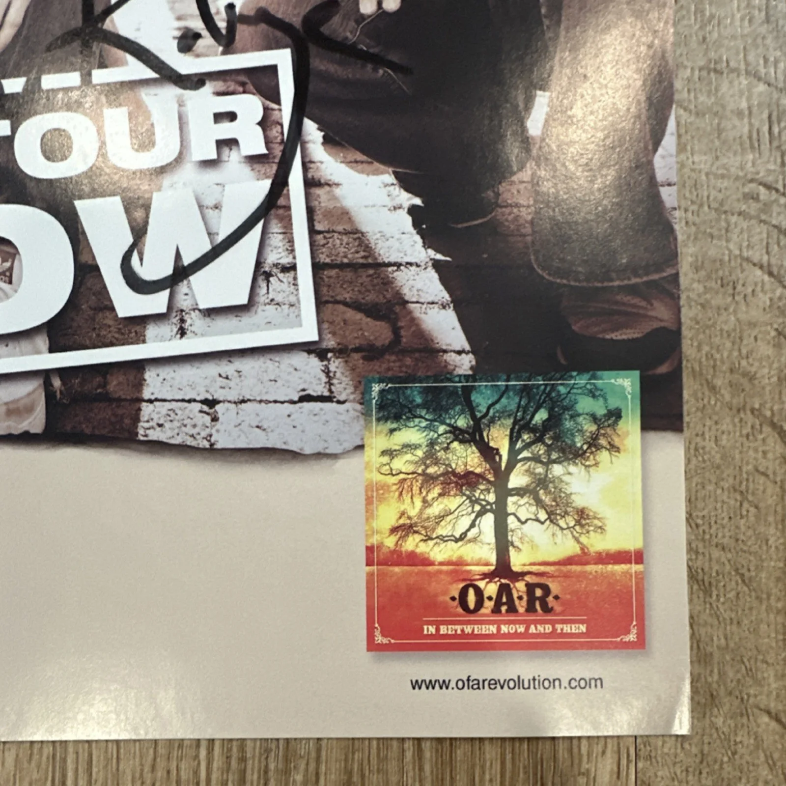 O.A.R. Autographed Original On Tour Now Poster, изображение 5