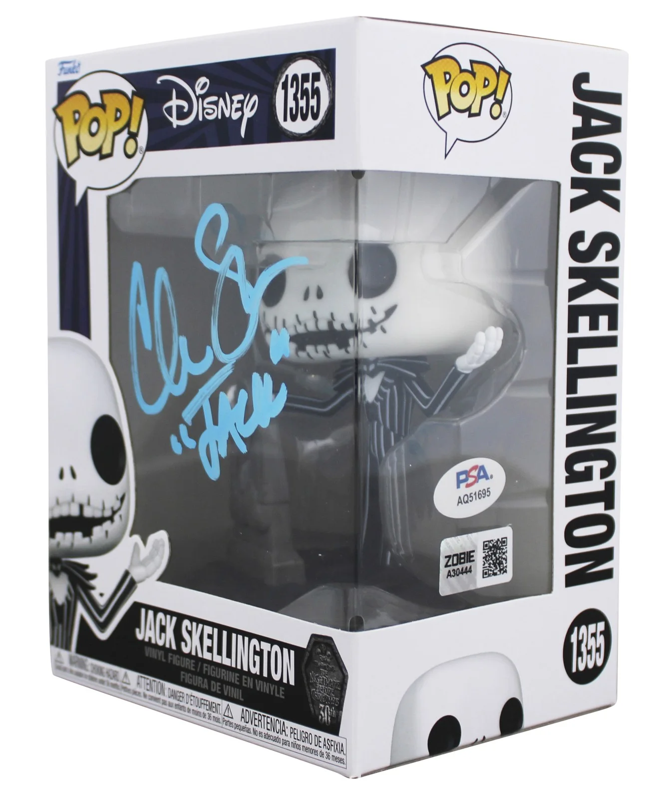 Chris Sarandon — Chris Sarandon "Jack" Signed #1355 Funko Pop Vinyl Figure PSA/DNA #AQ51695, image 2