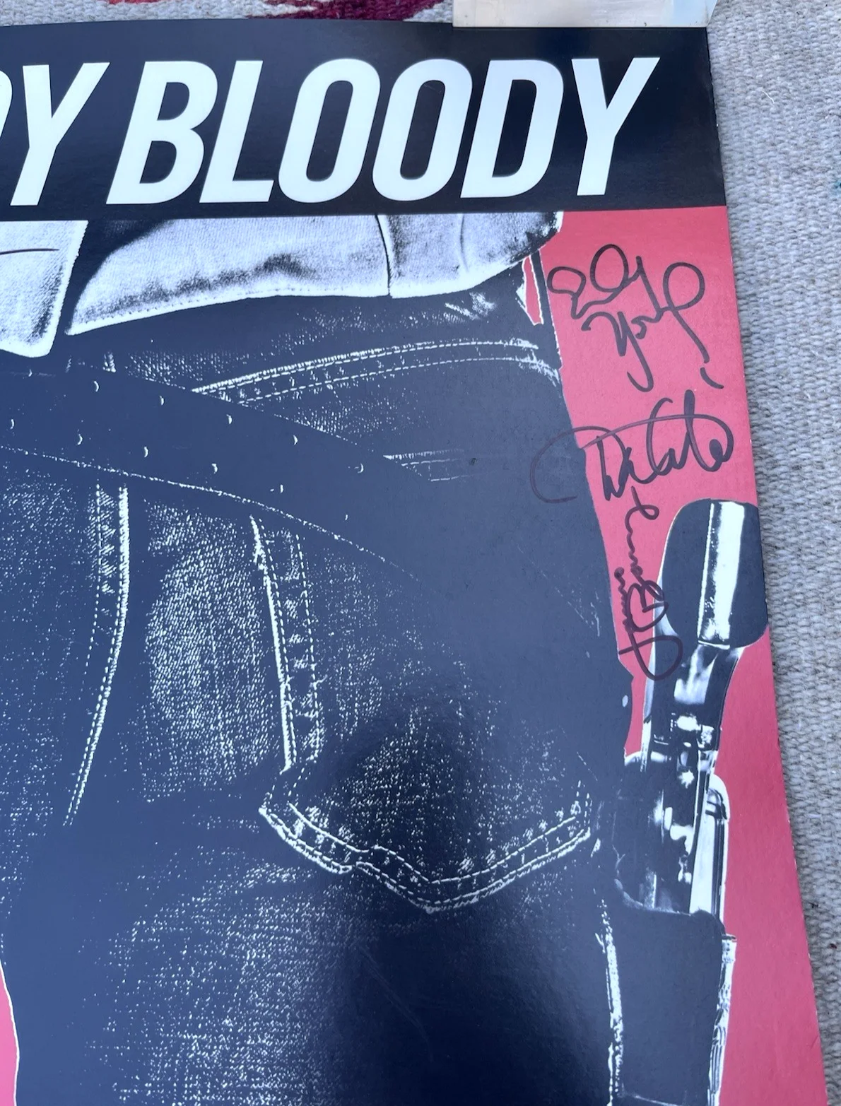 Rare Bloody Bloody Andrew Jackson Cast Signed Broadway Theater Play Poster, изображение 3