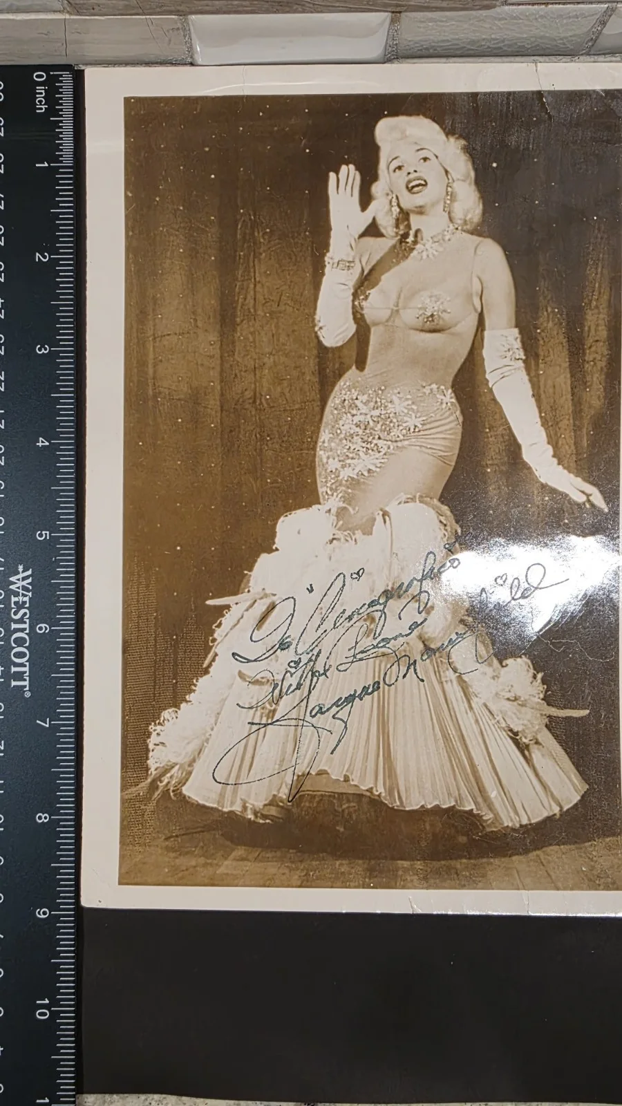 Jayne Mansfield — Vintage Jayne Mansfield Autograph Signed Photo 6X9 Inscription (See Photos), изображение 5
