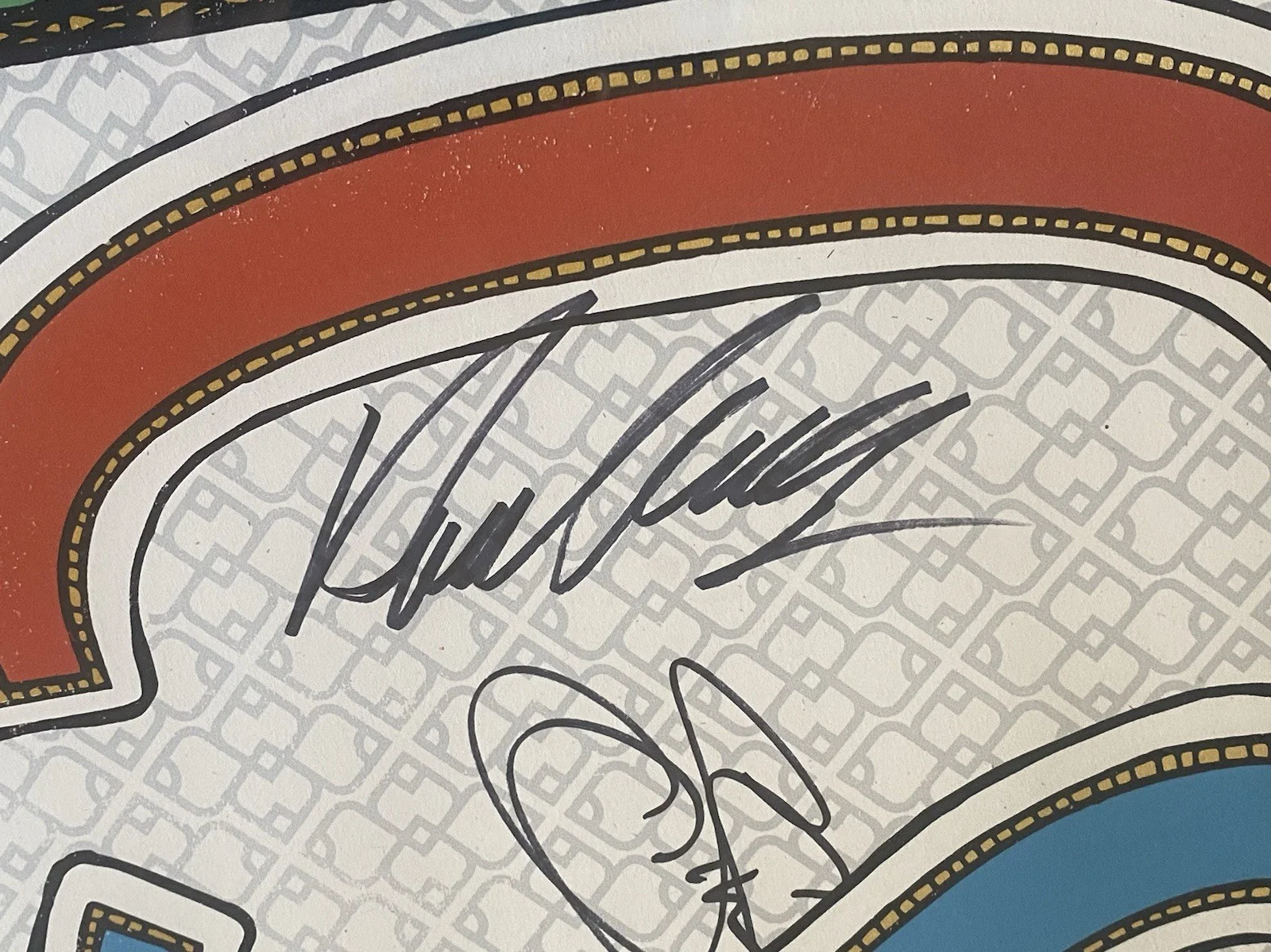 Crosby Stills & Nash SIGNED 2014 North American Tour 18x24 Poster - Framed, image 2