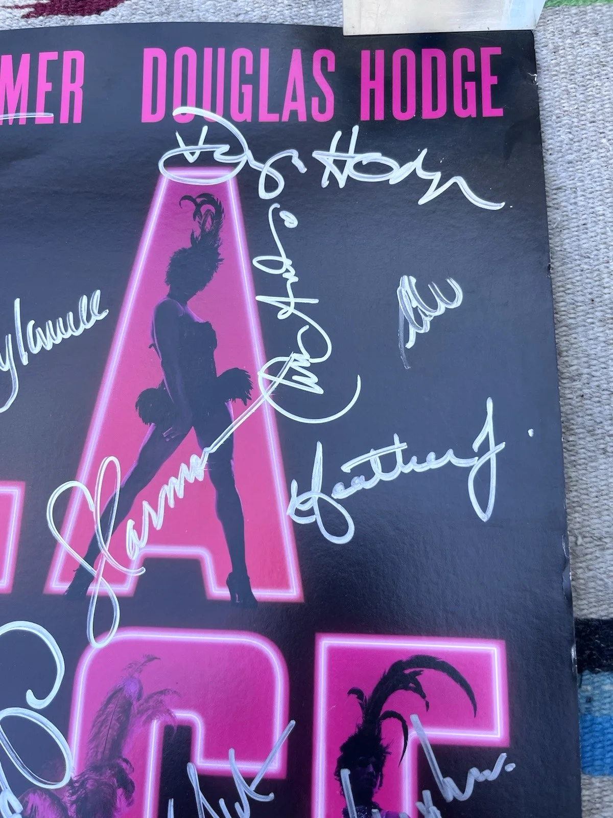 La Cage Aux Folles Full Cast Signed Poster Signed 2010 Broadway Kelsey Grammer, изображение 3