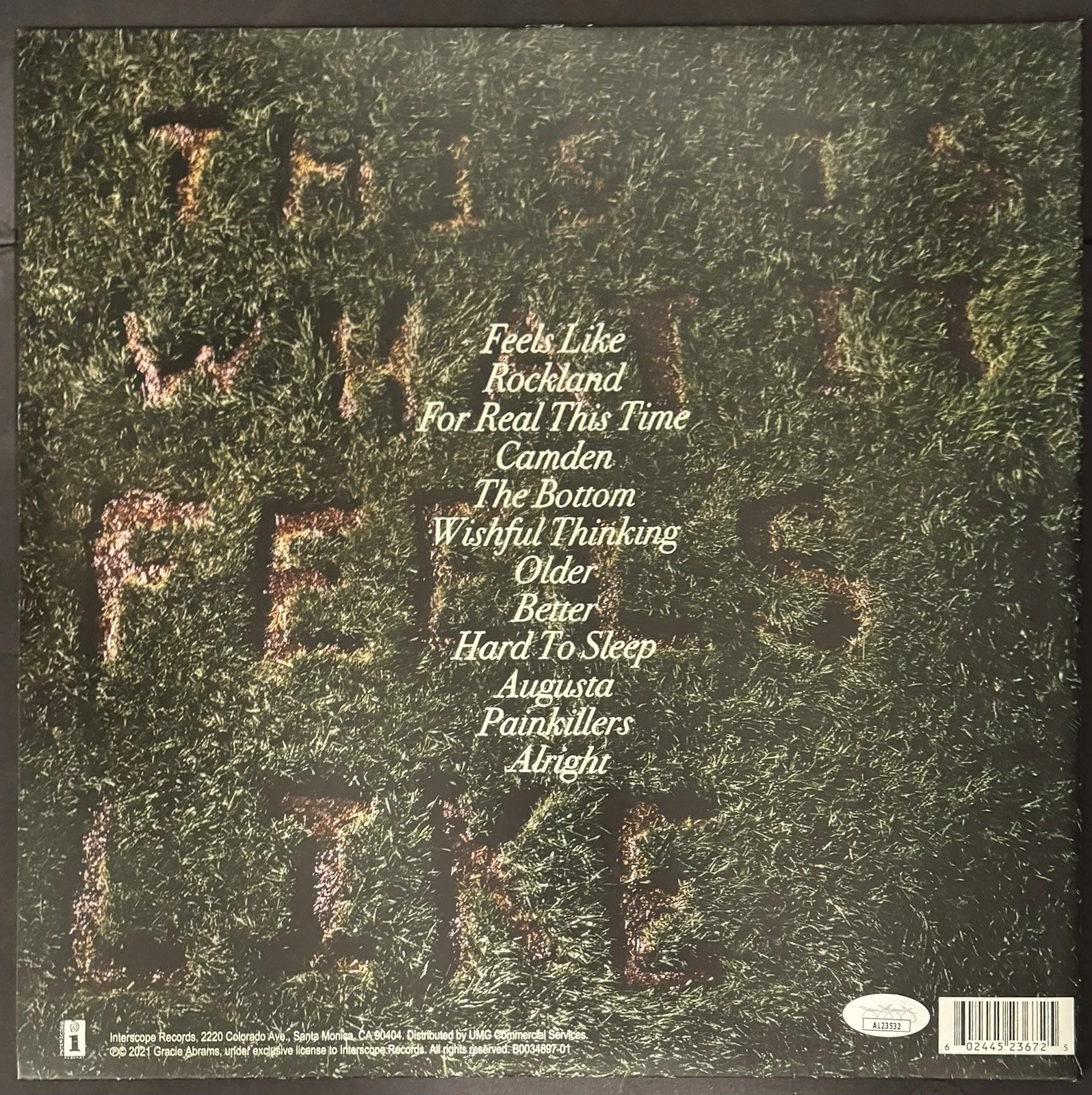 Gracie Abrams Signed Autographed This Is What It Feels Like Vinyl Album JSA COA, изображение 2