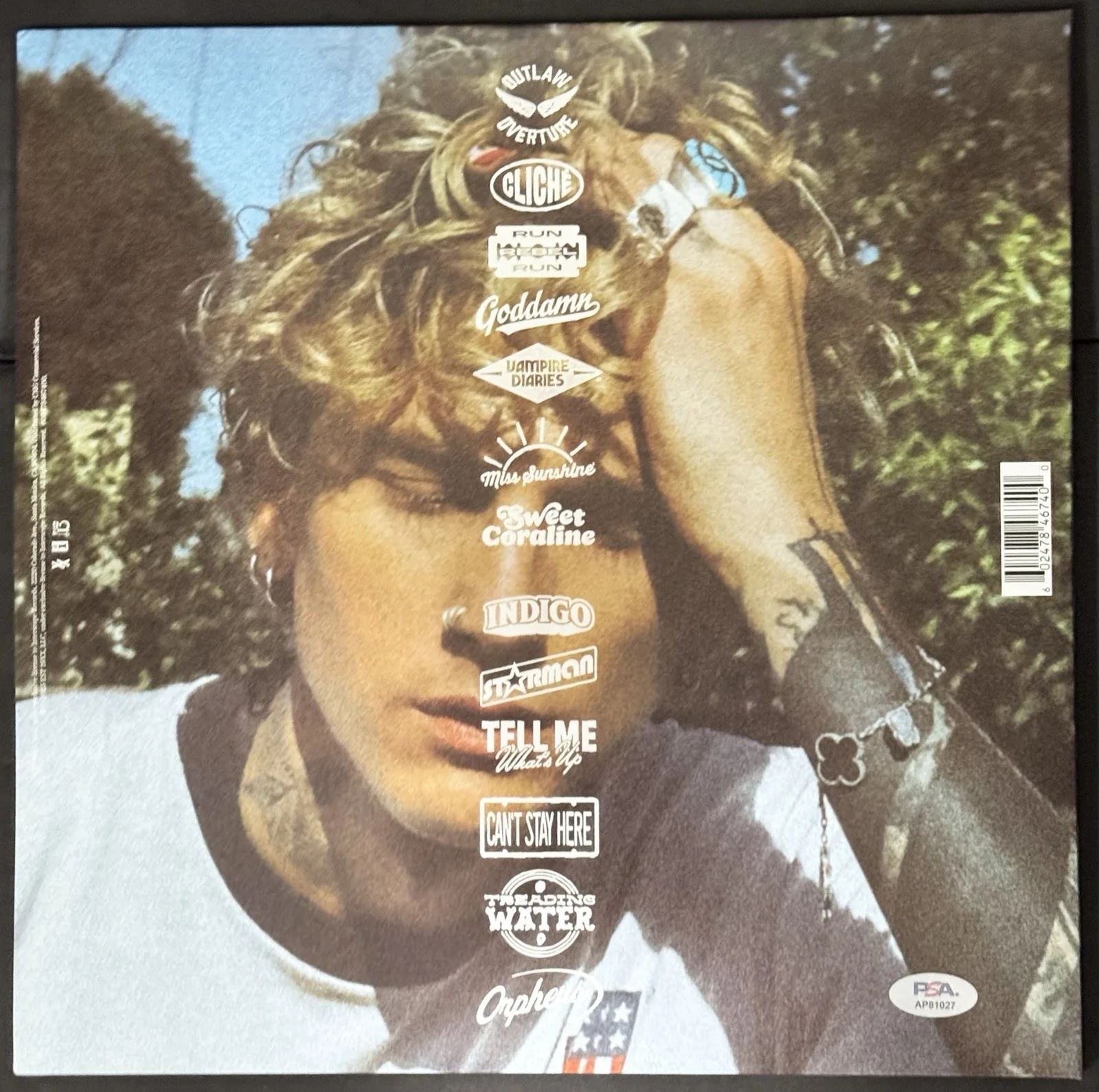 Machine Gun Kelly MGK Signed Autographed Lost Americana Vinyl Album PSA/DNA COA, изображение 2