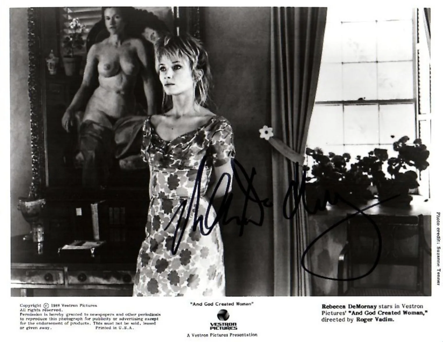 Rebecca De Mornay — Rebecca De Mornay Signed Autographed "And God Created Woman" Glossy 8x10 Photo
