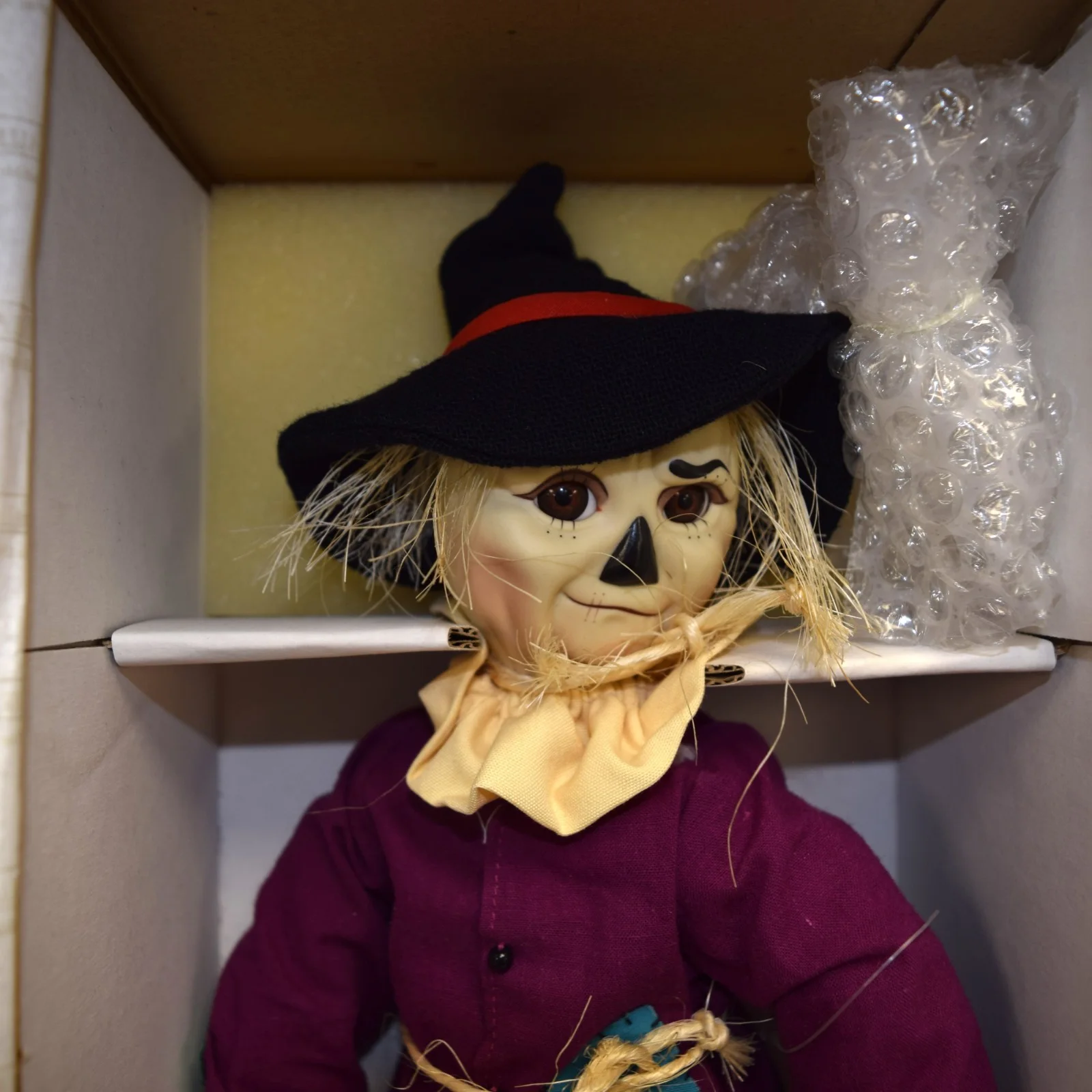 The Ashton-Drake Galleries “The Scarecrow” Wizard Of Oz Porcelain Doll COA H08, изображение 2
