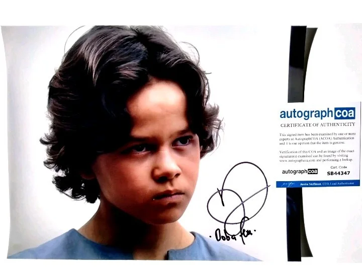 DANIEL LOGAN Signed 11x14 "Star Wars" Photo (ACOA) as YOUNG BOBA FETT Auto, image 3