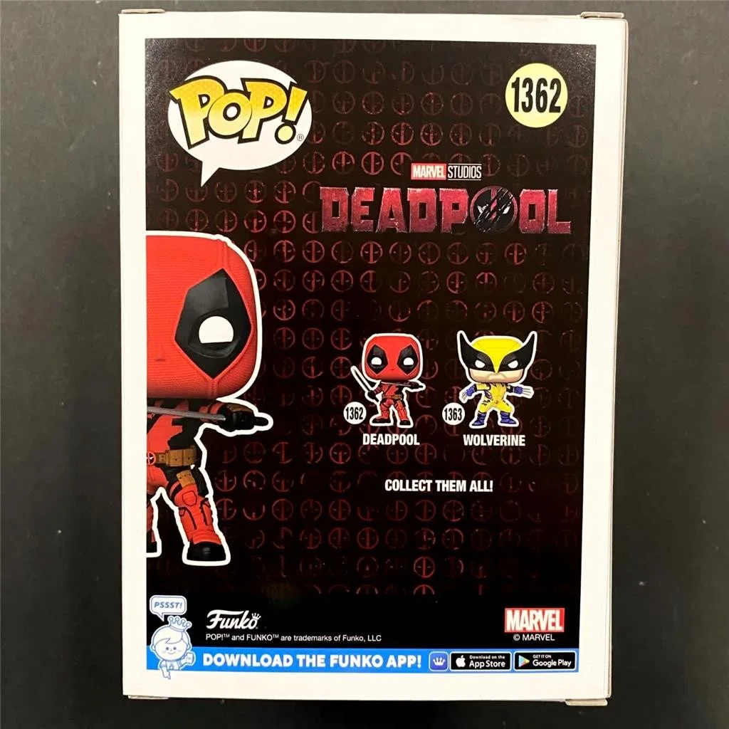Director Tim Miller signed Deadpool Funko Pop 1362 autograph (B)~ Beckett BAS, изображение 3