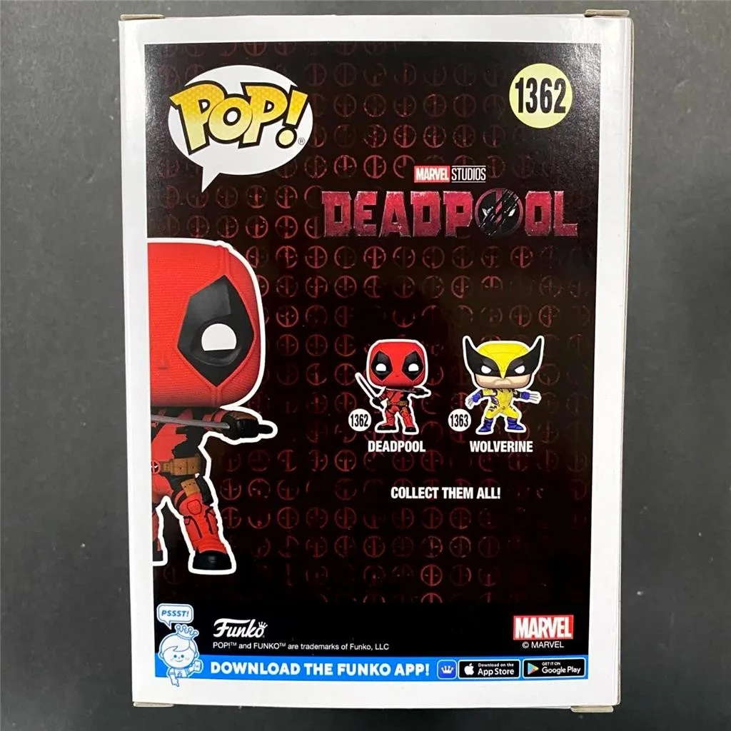 Director Tim Miller signed Deadpool Funko Pop 1362 autograph (A)~ Beckett BAS, изображение 3