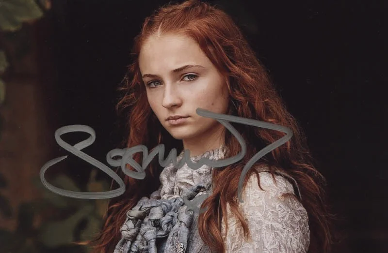 Sophie Turner — SOPHIE TURNER - AUTOGRAPHED SIGNED PHOTOGRAPH