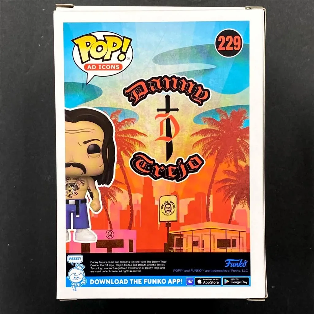 Danny Trejo signed Funko Pop Vinyl Figure 229 autograph (B) Beckett BAS, изображение 3
