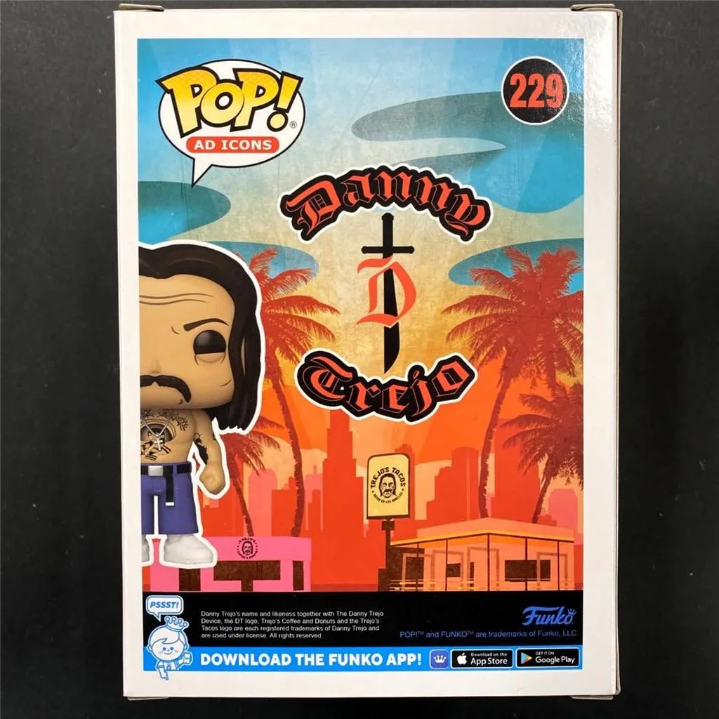 Danny Trejo signed Funko Pop Vinyl Figure 229 autograph (A) Beckett BAS, изображение 3
