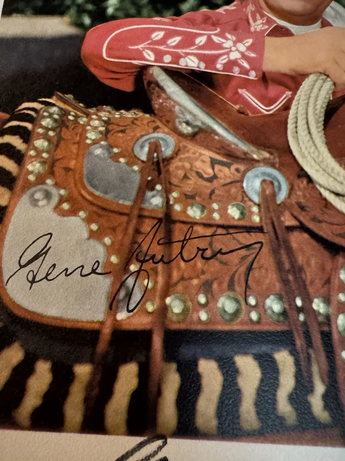 Gene Autry — Gene Autry Signed Original Vintage 1950s Show Program Autographed COA, image 3
