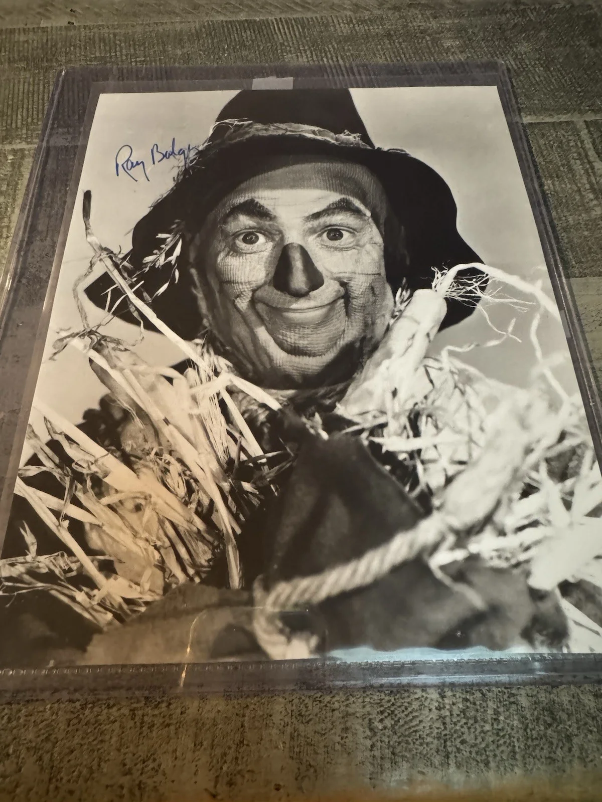 Ray Bolger — Ray Bolger Scarecrow Wizard of Oz Signed Vintage Photograph Autographed COA