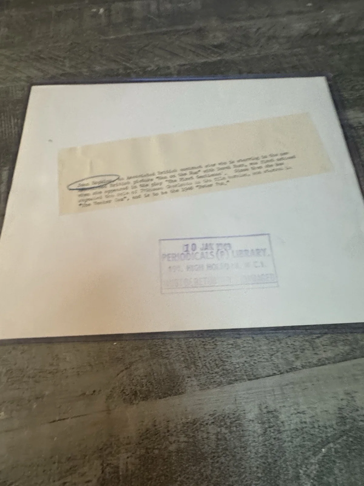 Joan Hopkins — Joan Hopkins Man on the Run 1949 Signed Original Vintage Photograph COA, изображение 5