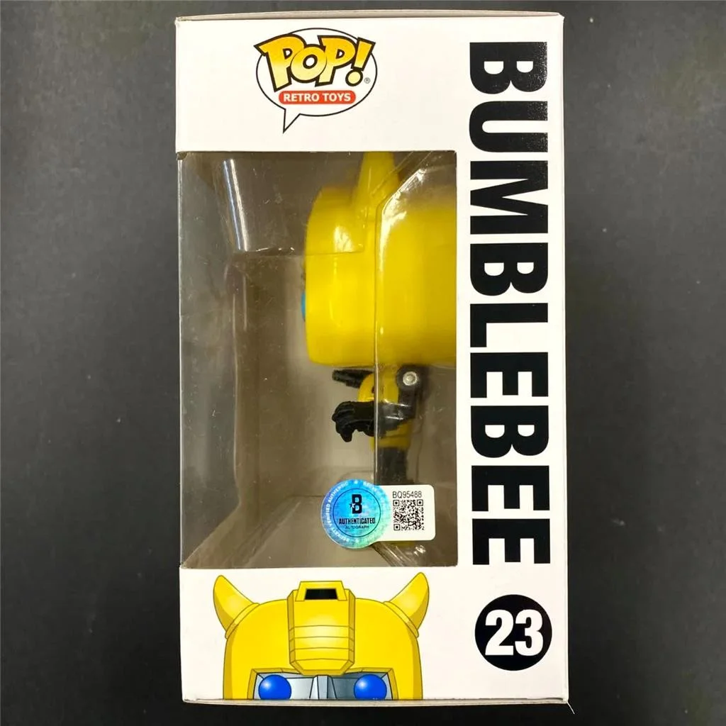 Shia Labeouf signed Bumblebee Transformers Funko Pop autograph (B) Beckett BAS, image 2