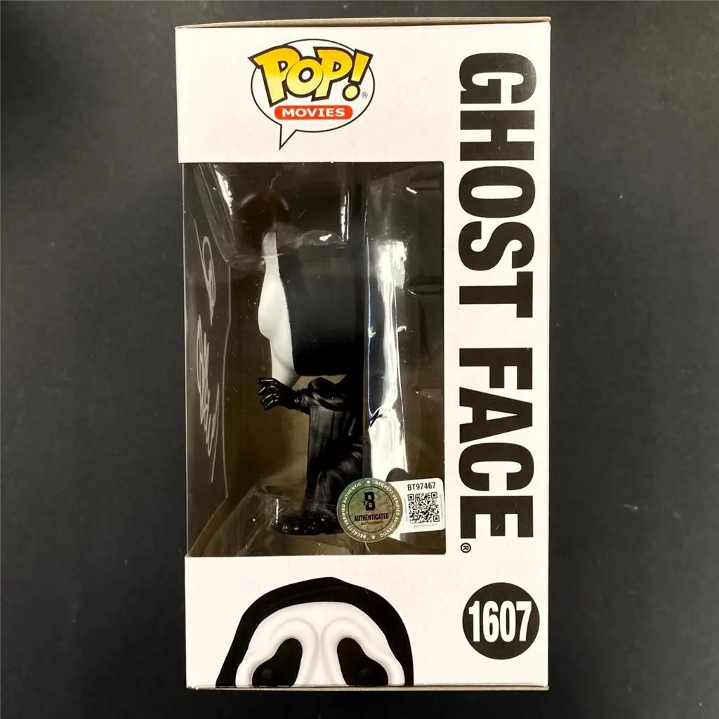 Matt Bettinelli-Olpin & Tyler Gillett signed Scream Ghost Face Funko Pop (A) BAS, изображение 2