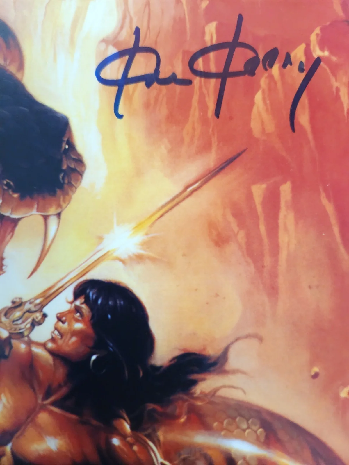 Ken Kelly Signed Autographed 8x10" Photograph AW COA Fantasy Art, изображение 2
