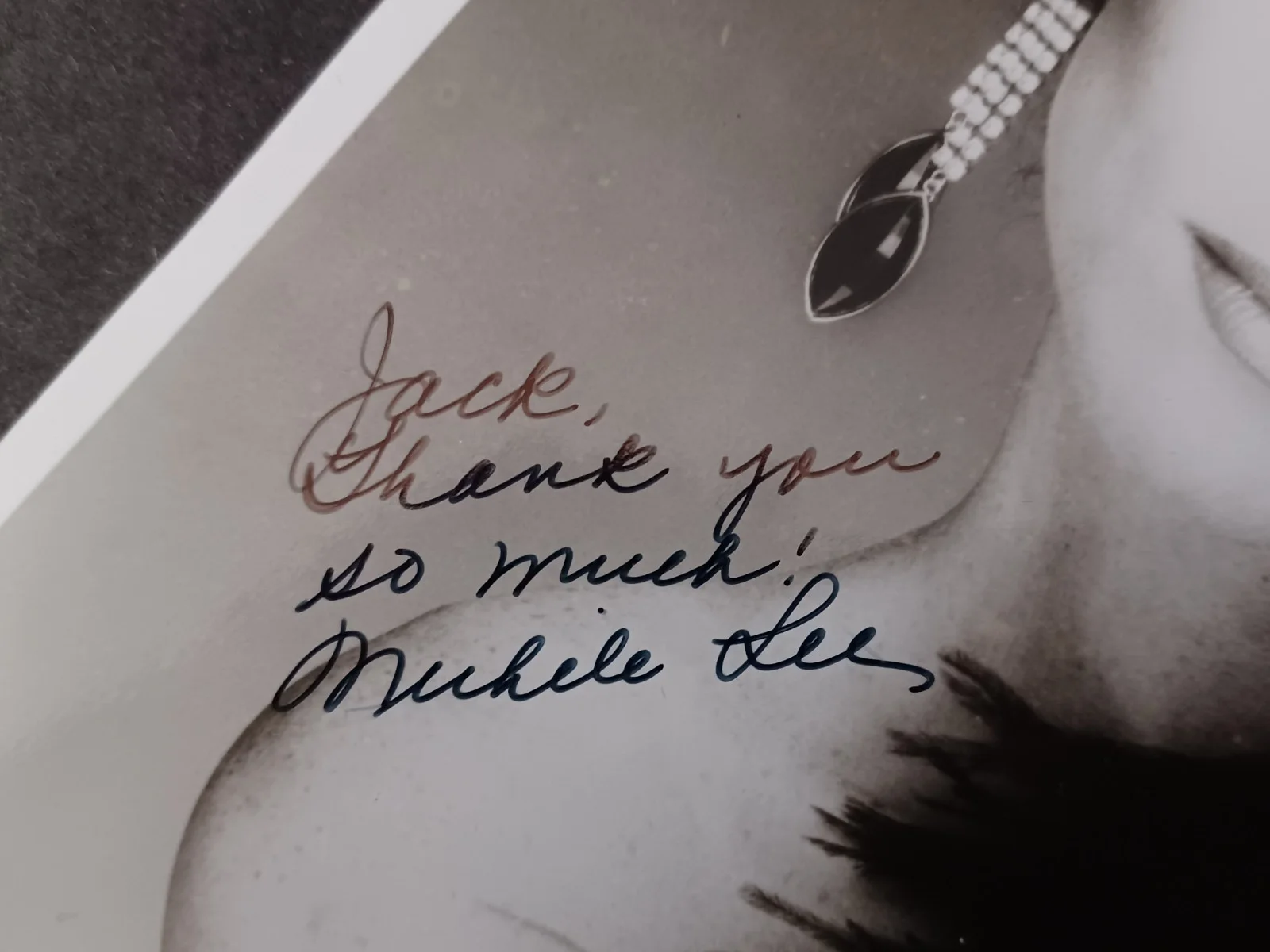 Michele Lee Signed 7.5" x 10" Photo - Knots Landing, Love Bug, Along Came Polly, image 2