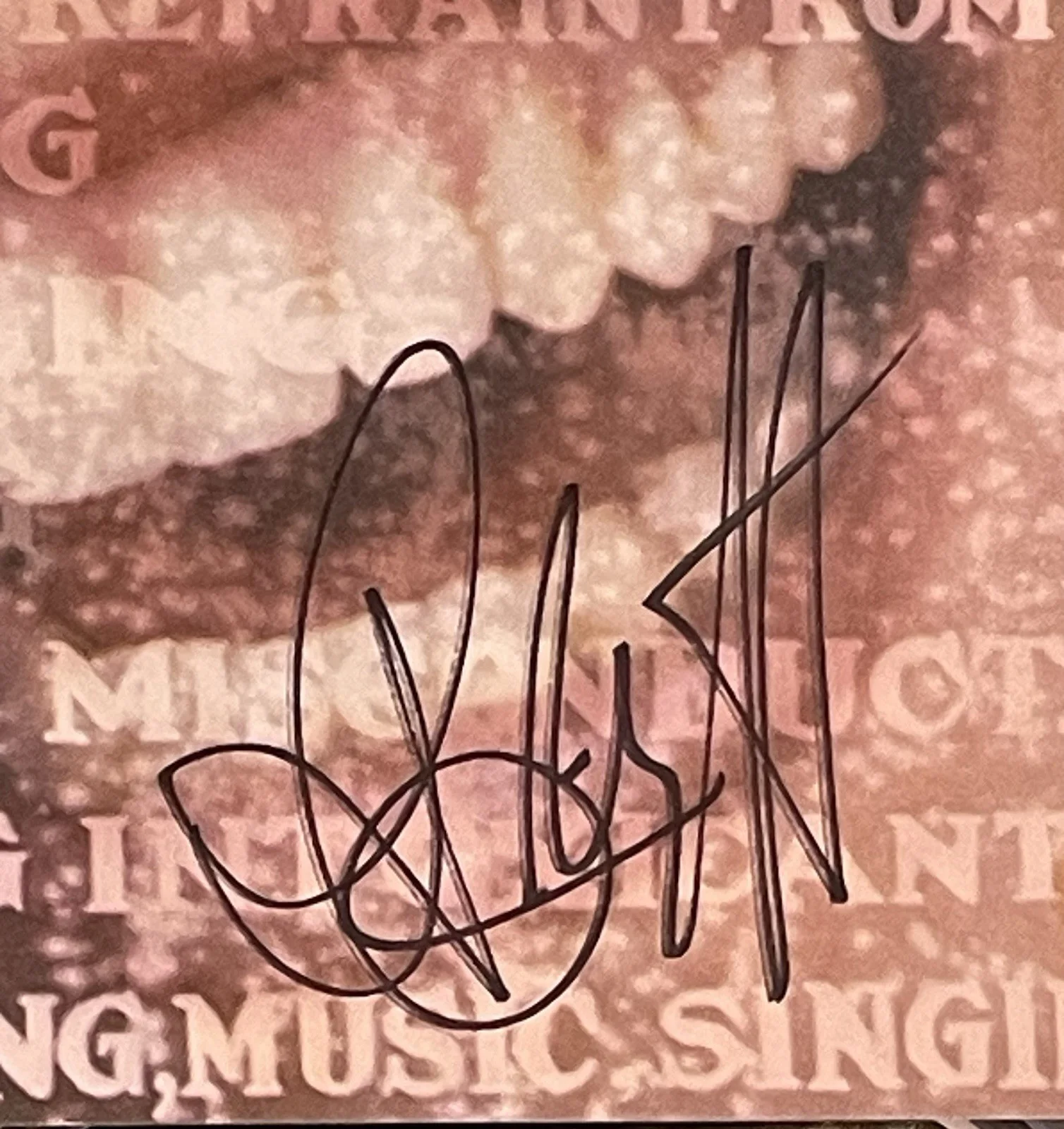 Alanis Morissette Signed Autograph "Supposed Former Infatuation Junkie" CD Promo, image 3