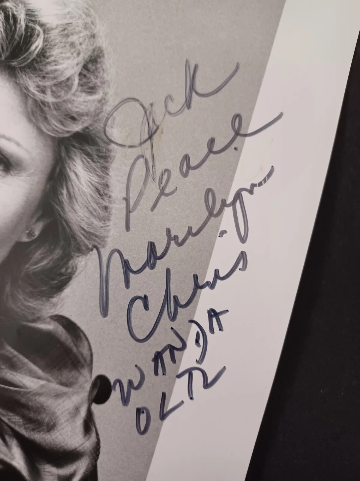 Marilyn Chris Signed 7.5" x 10" Photo - One Life to Live, изображение 2