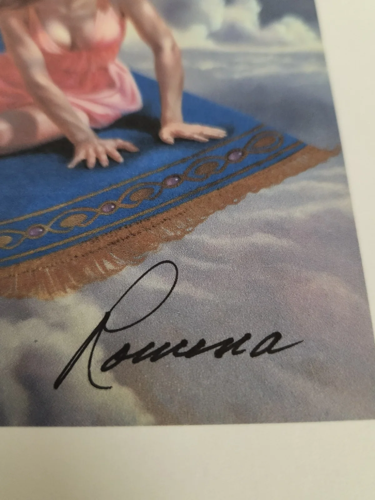 Rowena Signed Autographed 8.5×11" Photograph AW COA Fantasy Art, image 2