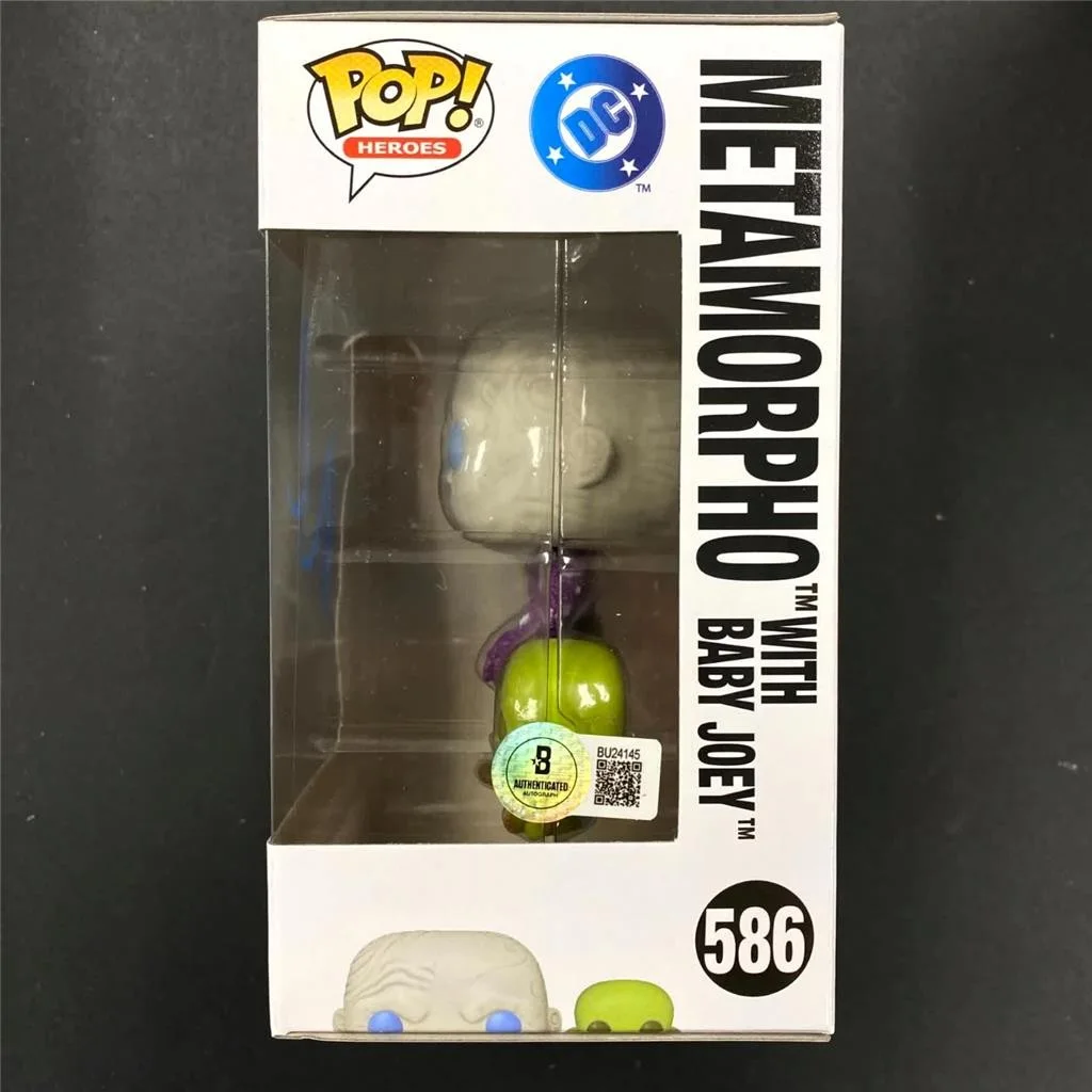 Anthony Carrigan signed Metamorpho Superman Funko Pop 586 autograph Beckett BAS, изображение 2