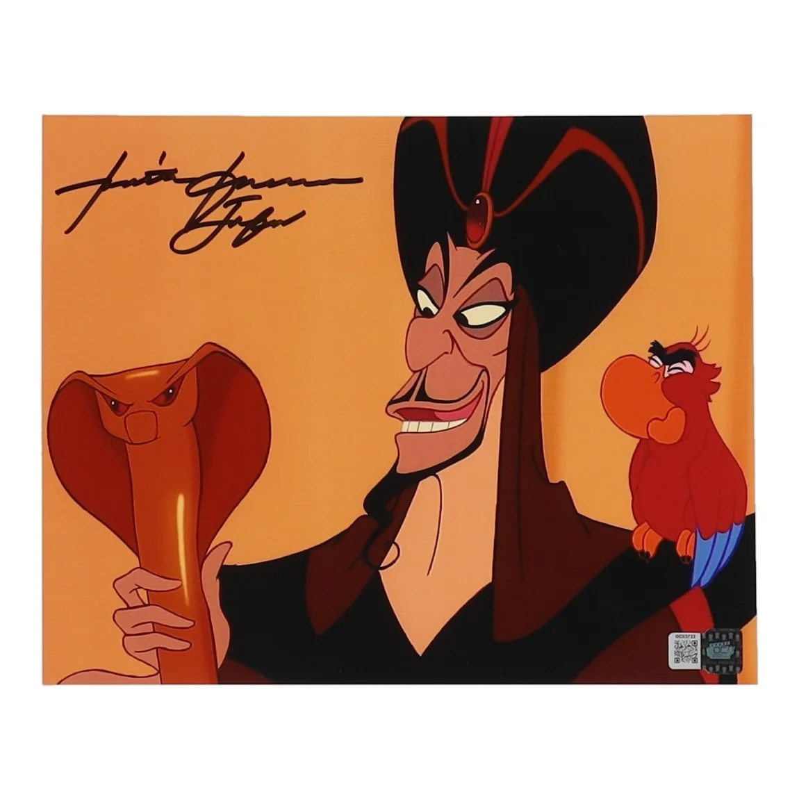 Jonathan Freeman — Jonathan Freeman Signed "Aladdin" 8x10 Photo Inscribed "Jafar" with COA