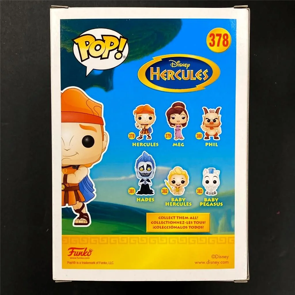 Tate Donovan signed Hercules Funko Pop 378 autograph ~ Beckett BAS, image 3